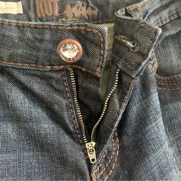 Kut from the Kloth Natalie High Rise Bootcut Jewelled Pocket Jeans - Picture 10 of 14